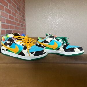 Men’s cow print dunks